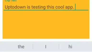 Captura de tela de Native Clipboard 7