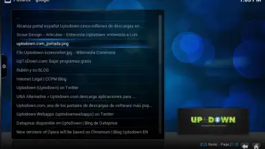 Captura de tela de Kodi 5