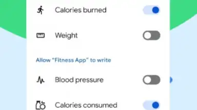 Captura de tela de Health Connect 2
