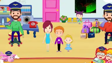 Captura de tela de Toon Town - Airport 3