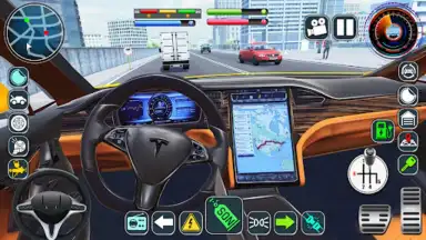 Captura de tela de Electric Car Game Simulator 5