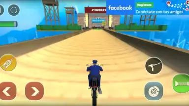 Captura de tela de Police Bike Stunts Games 2