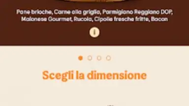 Captura de tela de Burger King Italia 1