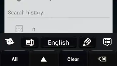 Captura de tela de Black Style Keyboard 2