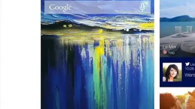Captura de tela de HTC Sense Home 1