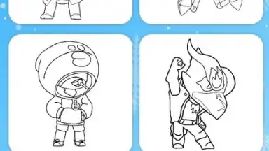 Captura de tela de Coloring Brawl Stars 6