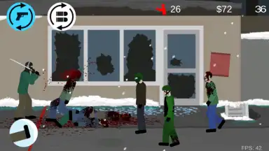 Captura de tela de Flat Zombies: Cleanup and Defense 18