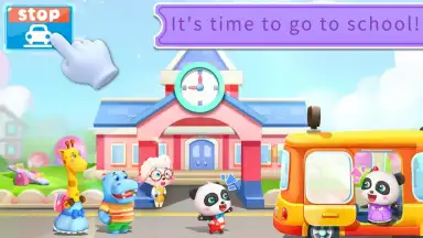 Captura de tela de Baby Panda’s School Bus 2