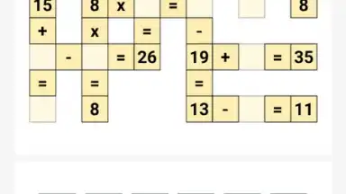 Captura de tela de Cross Math 9