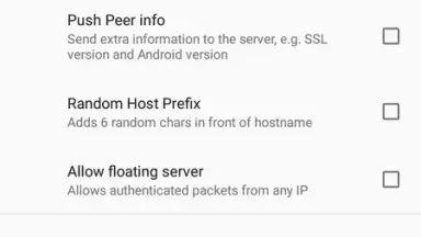 Captura de tela de OpenVPN 20