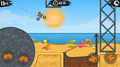 Captura de tela de Moto X3M Bike Race Game 16