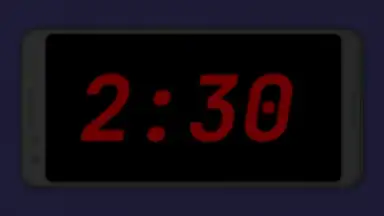 Captura de tela de Night Clock (Digital Clock) 5