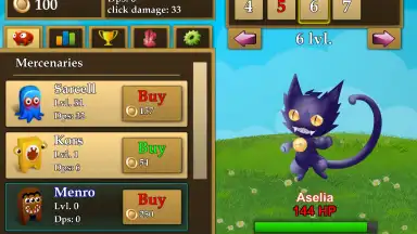 Captura de tela de Fantasy Clicker 4