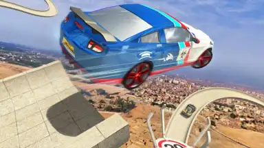 Captura de tela de Impossible GT Car Racing Stunts 2019 24