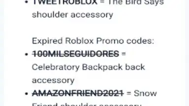 Captura de tela de Redeem Code Roblox 3