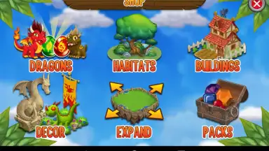 Captura de tela de Dragon City Mobile 2