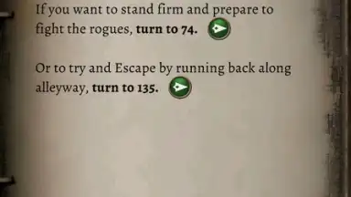 Captura de tela de Fighting Fantasy Classics 5