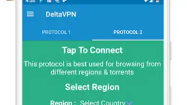 Captura de tela de Delta VPN 9