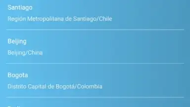 Captura de tela de Daily Weather Free 7