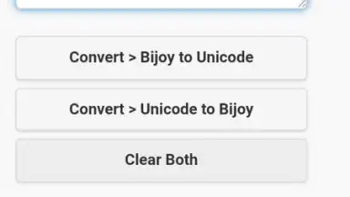 Captura de tela de Unicode - Bijoy Converter 4
