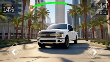 Captura de tela de Offroad Prado Parking Car Game 8