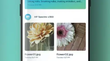 Captura de tela de HP QuickDrop 2