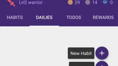 Captura de tela de Habitica 3