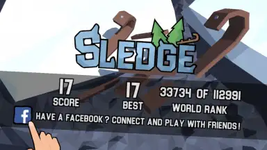 Captura de tela de Sledge: Snow Mountain Slide 2