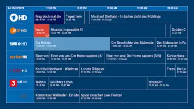 Captura de tela de dream Player IPTV for Android TV 1