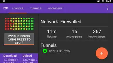 Captura de tela de I2P 5
