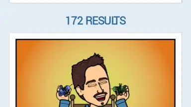 Captura de tela de Bitstrips 4
