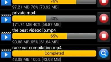 Captura de tela de Full Video Downloader 1