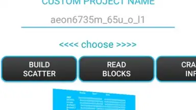 Captura de tela de MTK Scatter Creator 2