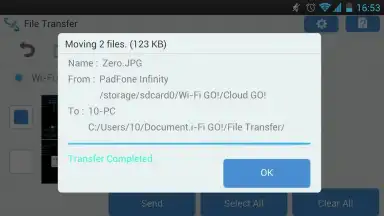 Captura de tela de Wi-Fi GO! & NFC Remote 2