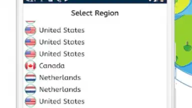 Captura de tela de Delta VPN 6