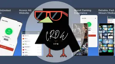 Captura de tela de Crow VPN 1