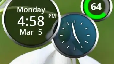 Captura de tela de Rings Digital Weather Clock 6