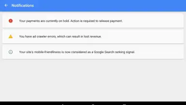 Captura de tela de Google AdSense 1
