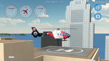 Captura de tela de Helicopter Flight Simulator 11