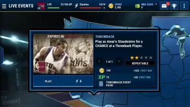 Captura de tela de EA SPORTS NBA LIVE Mobile 8