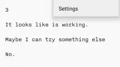 Captura de tela de iA Writer 1