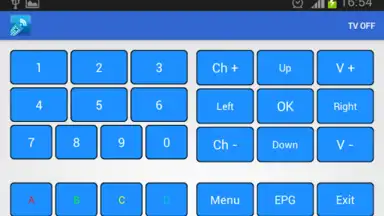 Captura de tela de TV remote app 1