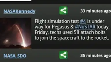 Captura de tela de NASA App 4