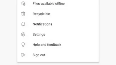 Captura de tela de Microsoft OneDrive 11