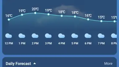 Captura de tela de Live Weather 8