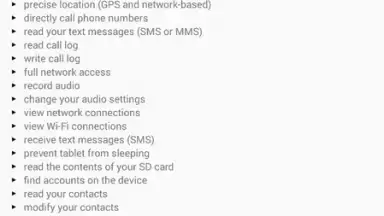 Captura de tela de Exodus Privacy 4
