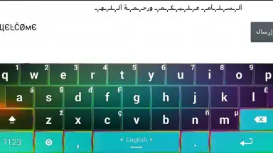 Captura de tela de Decoration Text Keyboard 3