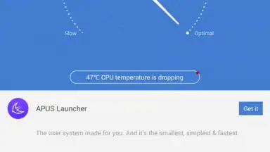 Captura de tela de APUS Boost Speed Up and Optimize 3