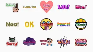 Captura de tela de Popular Stickers 3