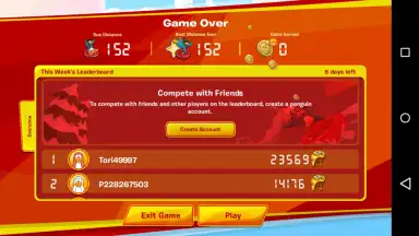 Captura de tela de Club Penguin Sled Racer 5